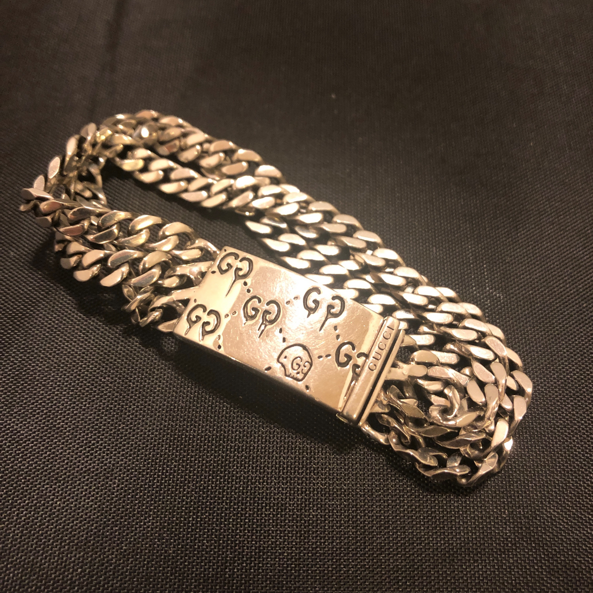Gucci Ghost Chain Bracelet in Sterling Silver – Gavriel.us Gucci Ghost Chain Bracelet in Sterling Silver – Gavriel.us