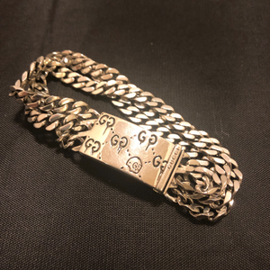Gucci Ghost Chain Bracelet in Sterling Silver
