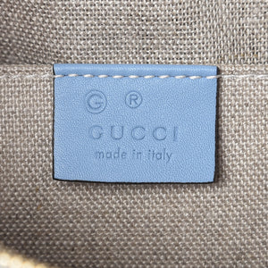 Gucci GG Microguccissima Dome Shoulder Bag in Mineral Blue