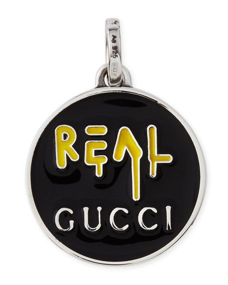 Gucci Ghost Real Pendant in Black- PENDANT ONLY no chain