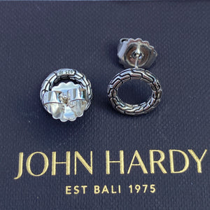 John Hardy Carved Chain Stud Earring