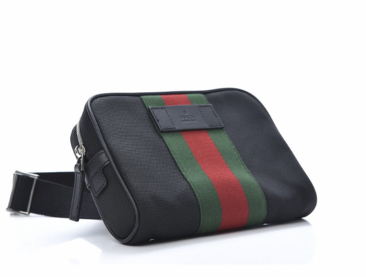 Gucci Web Techno Canvas Belt Bag