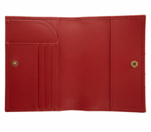 Load image into Gallery viewer, GUCCI Calfskin Matelasse GG Marmont Passport Case In Red