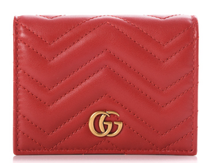 Gucci GG Marmont Matelasse Key Case - Red Wallets, Accessories - GUC498889
