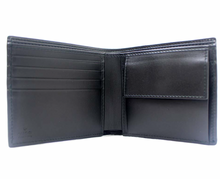 Load image into Gallery viewer, GUCCI Interlocking GG Black Leather Bifold Wallet