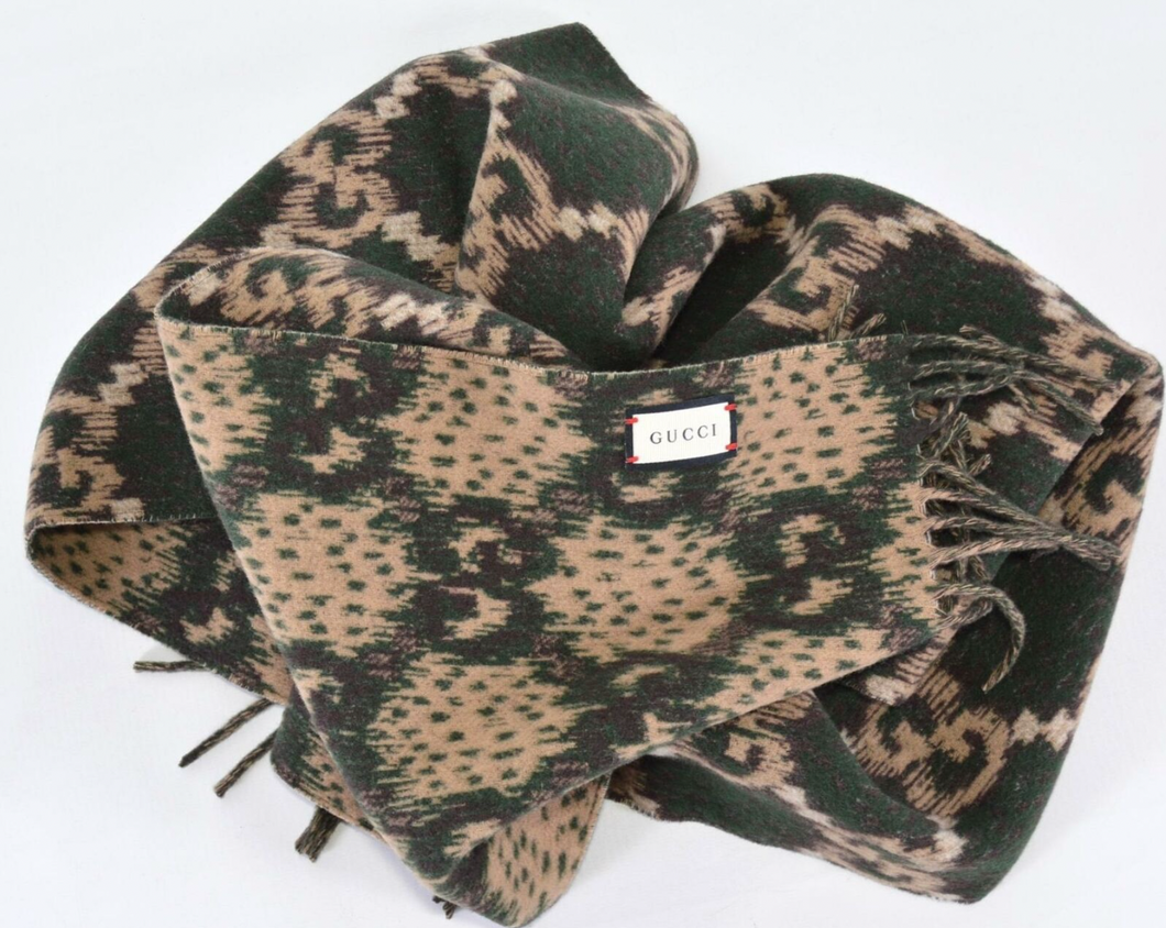 Gucci Reversible Wool Scarf