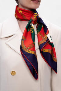 GUCCI Patterned Logo Scarf