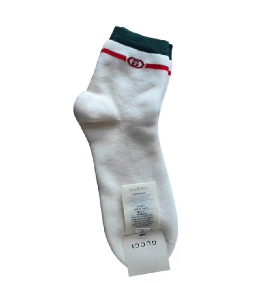 Gucci Cotton Socks with GG Embroidered Logo