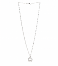 Load image into Gallery viewer, GUCCI Interlocking Circle GG Pendant Necklace in Sterling Silver
