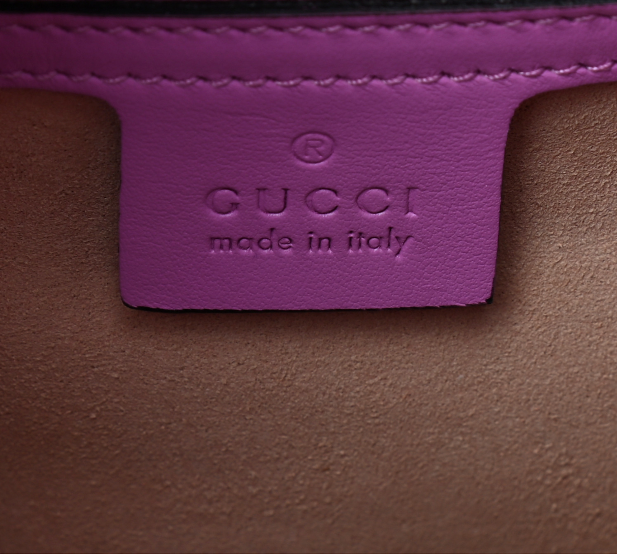 Gucci Calfskin Matelasse Medium GG Marmont Shoulder Bag Candy Mousse