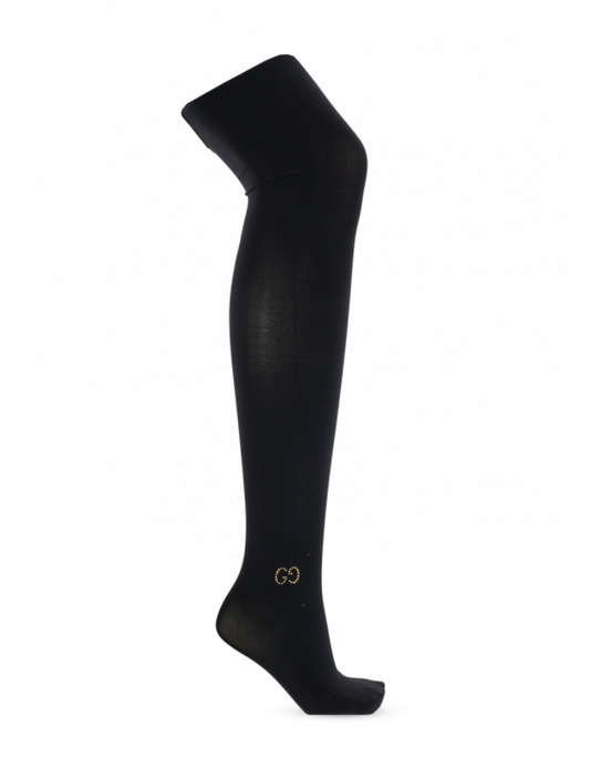 Gucci Logo Black Tights
