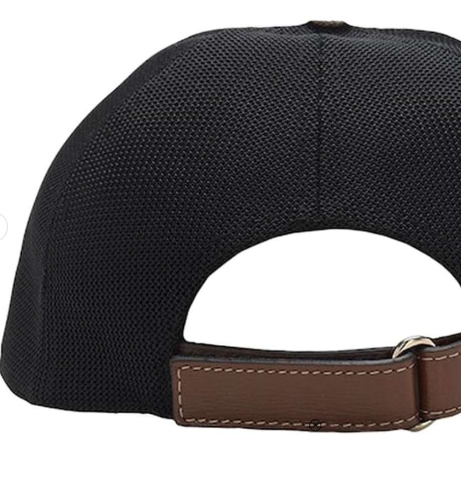 Gucci FAKE/NOT Logo Print Baseball Hat