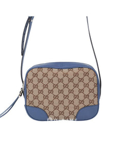 Gucci Canvas Supreme Camera Bag Caspian Blue