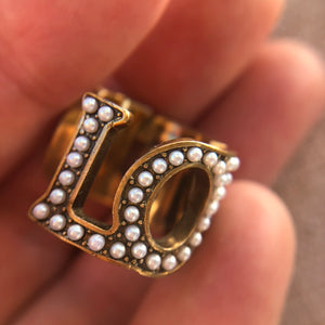 Gucci LOVED Pearl Ring