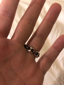 Gucci Sterling Silver Double G Ring