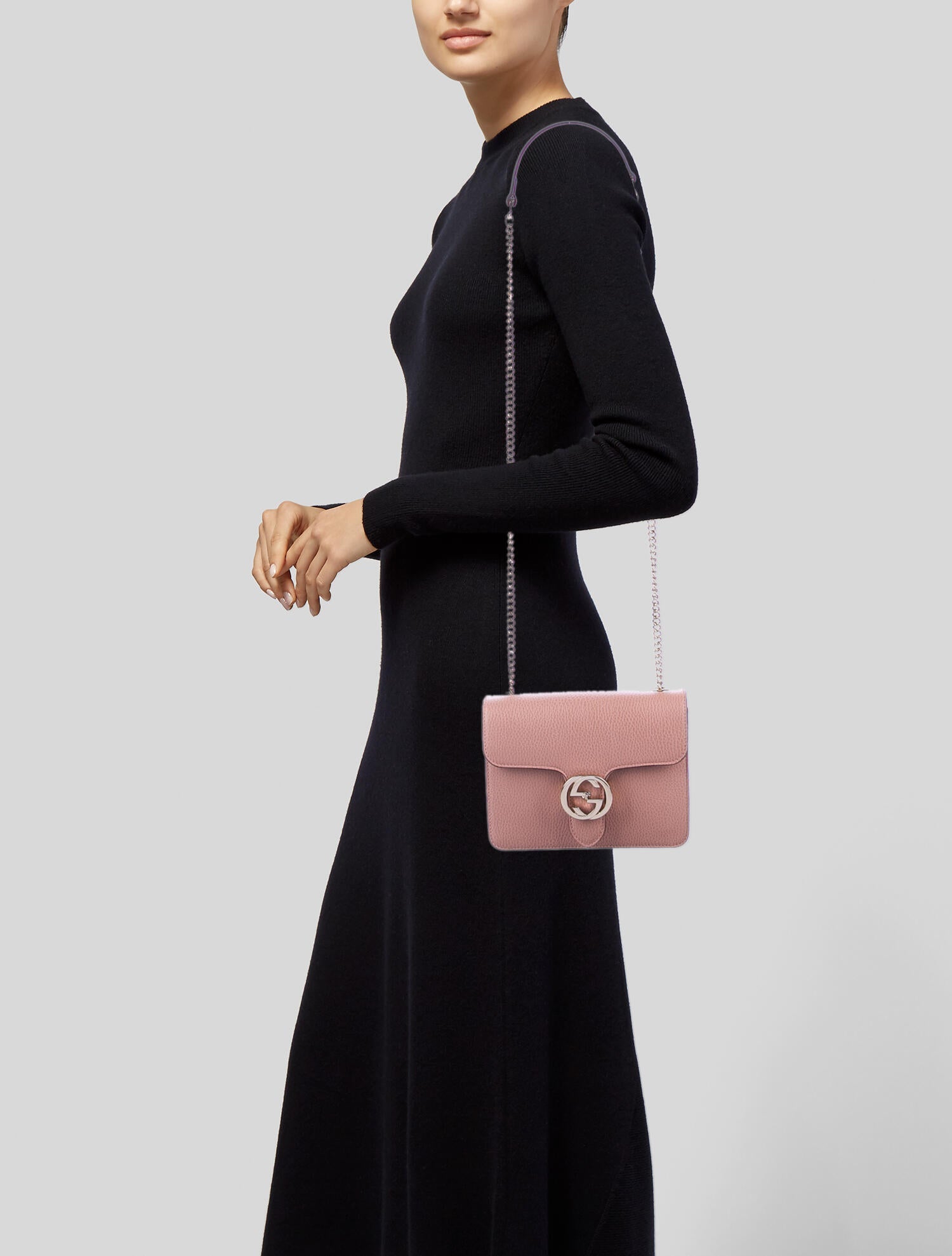 Gucci Interlocking GG Crossbody Bag in Soft Pink – Gavriel.us