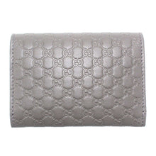 Load image into Gallery viewer, Gucci Microguccissima Leather Card Holder Wallet in Gray
