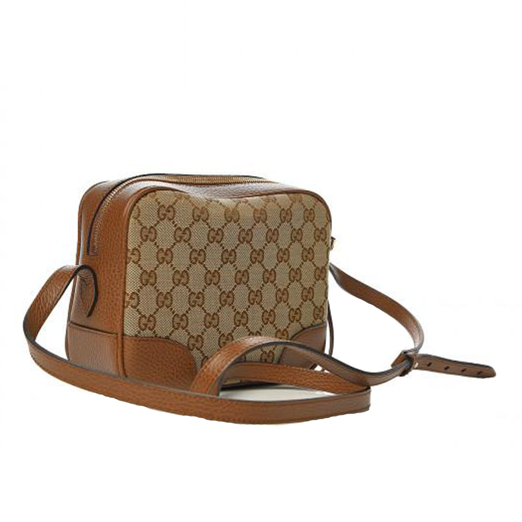 Gucci Messenger Crossbody Guccissima GG Adjustable Strap Brown/Beige - US