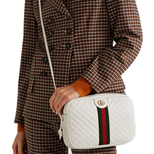 Load image into Gallery viewer, Gucci Small Quilted Shoulder Bag in White