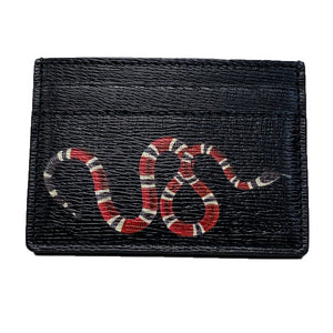 Gucci snake wallet with Gucci cardholder, Luxury, Bags & Wallets