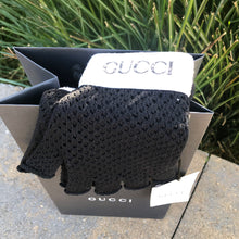 Load image into Gallery viewer, Gucci GG Fingerless Gloves in Black