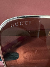 Load image into Gallery viewer, Gucci Oversized Cat Eye Sunglasses with Gold Frame