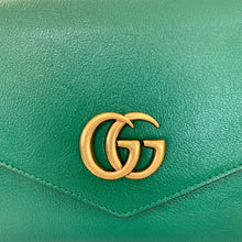 Load image into Gallery viewer, Gucci Thiara Double Envelope Shoulder Bag in Green and Blue
