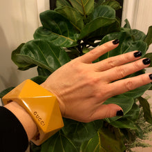 Load image into Gallery viewer, Gucci Hexagon Resin Bracelet In Yellow