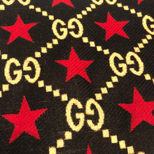 Load image into Gallery viewer, Gucci GG Stars Scarf in Black and Red