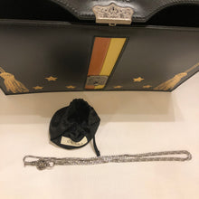 Load image into Gallery viewer, Gucci Hand Painted Padlock Cutch in Black