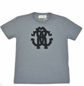 Roberto Cavalli Boys Powder Blue Logo T-shirt