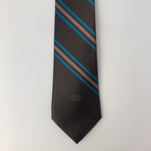 Load image into Gallery viewer, Gucci Gimental Striped Silk Tie in Brown