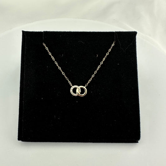 Gavriel Interlocking Circle Necklace in 14K Gold