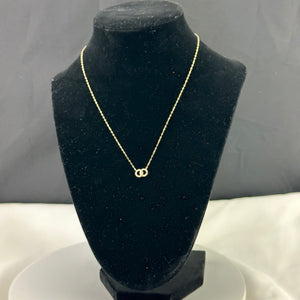 Gavriel Interlocking Circle Necklace in 14K Gold