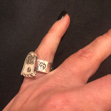 Load image into Gallery viewer, Gucci Ghost Ring in Silver
