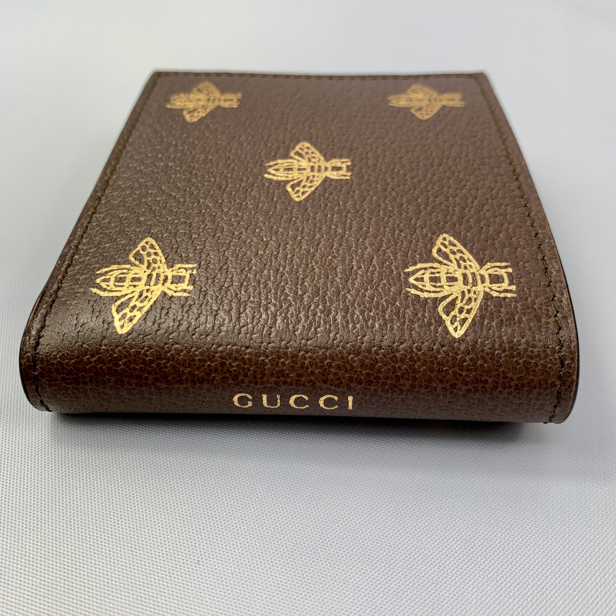Gucci Black Bee Star Wallet for Men