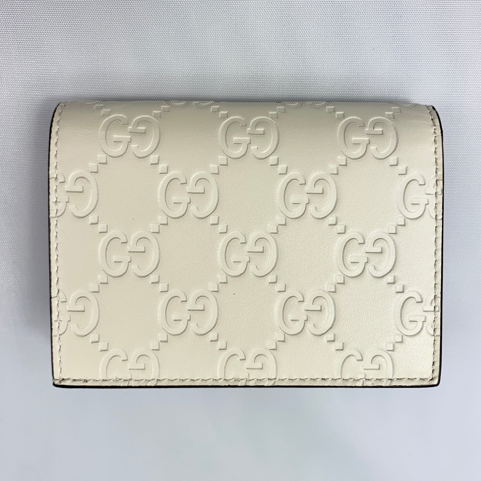 Gucci Wallet White Leather
