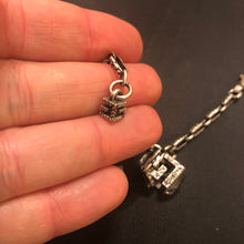 Load image into Gallery viewer, Gucci Bracelet with GG Cube in Silver