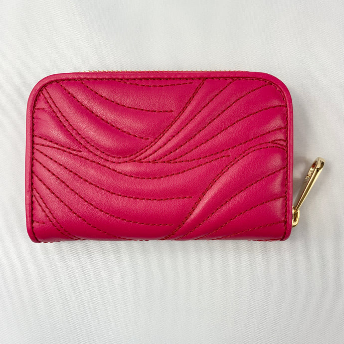 Salvatore Ferragamo Leather Change Purse in Begoni