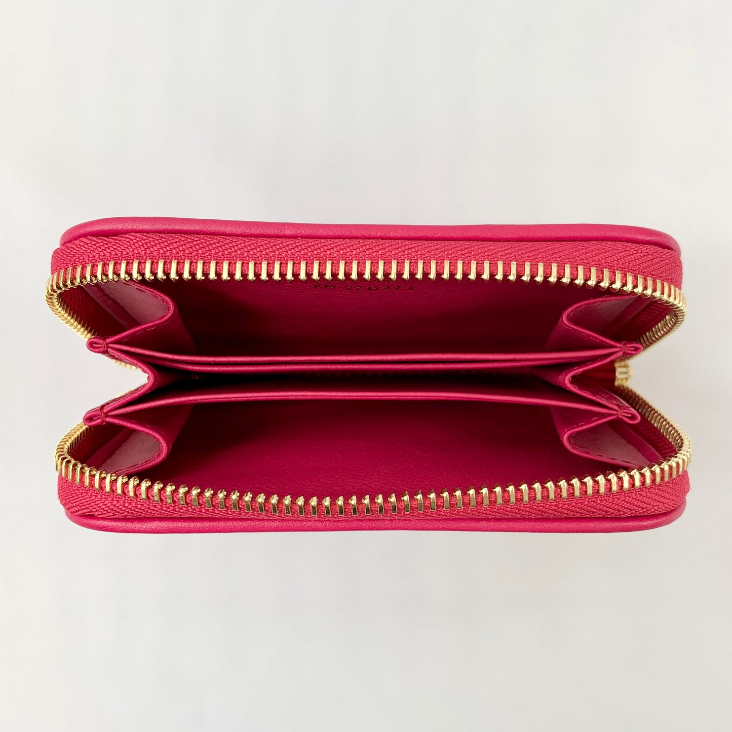 Salvatore Ferragamo Leather Change Purse in Begoni