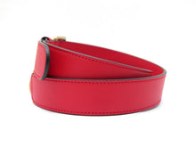 Load image into Gallery viewer, Gucci Leather Belt with Horse-bit Detail in Bright Red