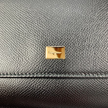 Load image into Gallery viewer, Salvatore Ferragamo Wallet on Gold Chain in Black