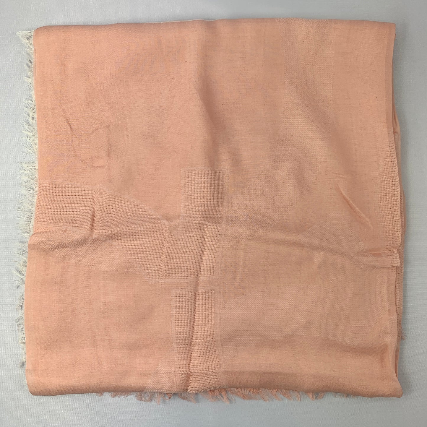 Salvatore Ferragamo Cotton Scarf in Pale Pink