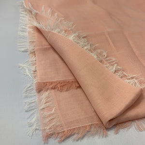 Salvatore Ferragamo Cotton Scarf in Pale Pink