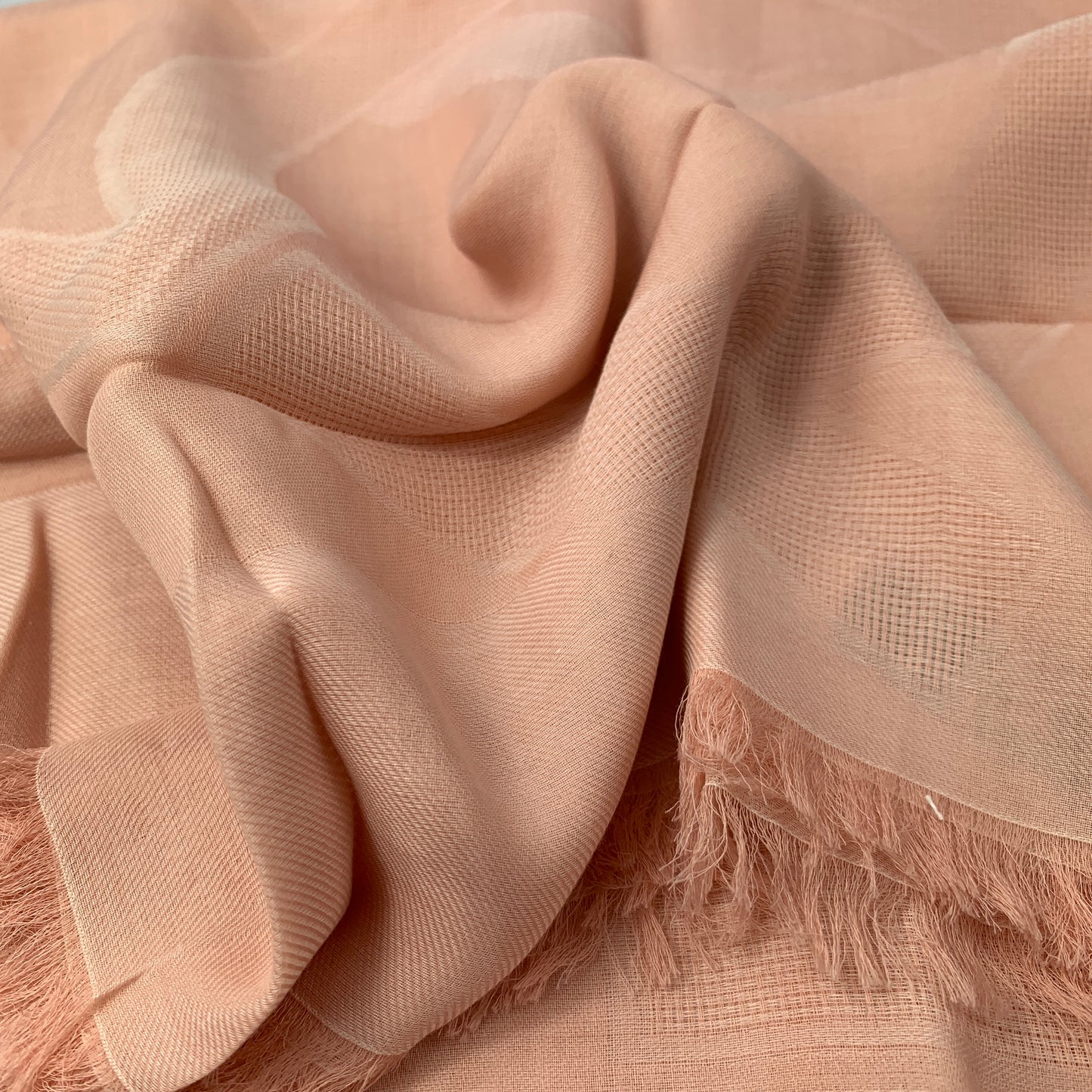 Salvatore Ferragamo Cotton Scarf in Pale Pink
