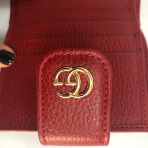 Gucci GG French Wallet in Red