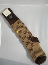 Load image into Gallery viewer, Gucci Crystal Embellished Socks in Beige