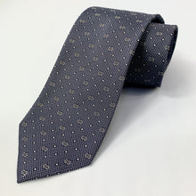 Load image into Gallery viewer, Gucci GG Print Silk Tie in Navy
