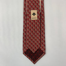 Load image into Gallery viewer, Gucci Silk Twill Love Tie in Red
