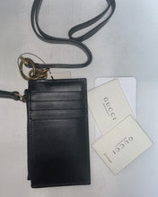 Load image into Gallery viewer, Gucci GG Marmont Quilted Leather Cardholder with Strap